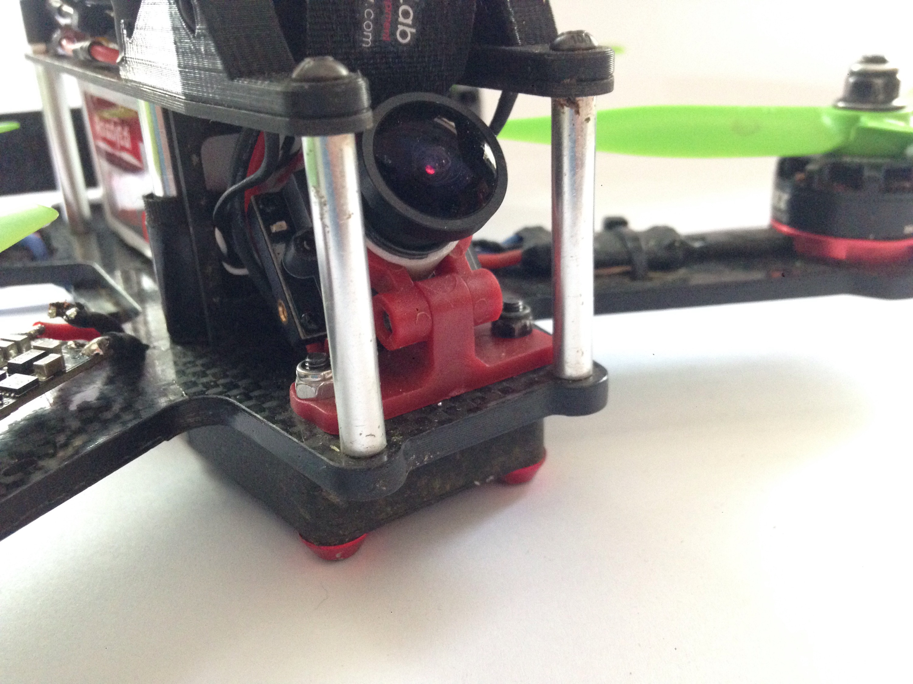 Adding tilt to your FPV camera by pushing it upwards